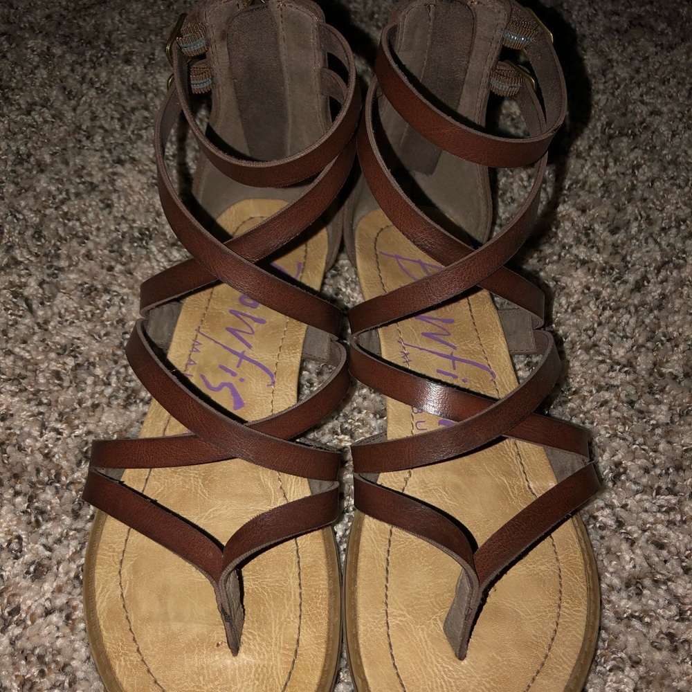 Blowfish laced sandals